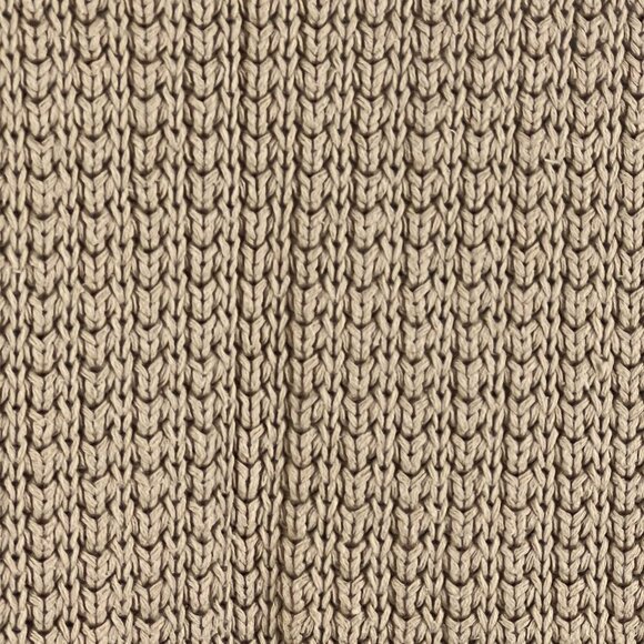 Hunt Club Womans 16W Crochet Beaded Knit Beige Button-Up Vest Cottagecore Top - Picture 7 of 11